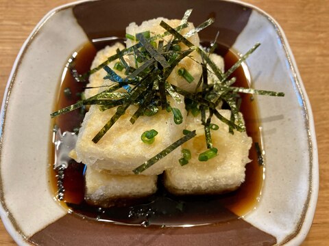 めんつゆと片栗粉で☆揚げ出し豆腐